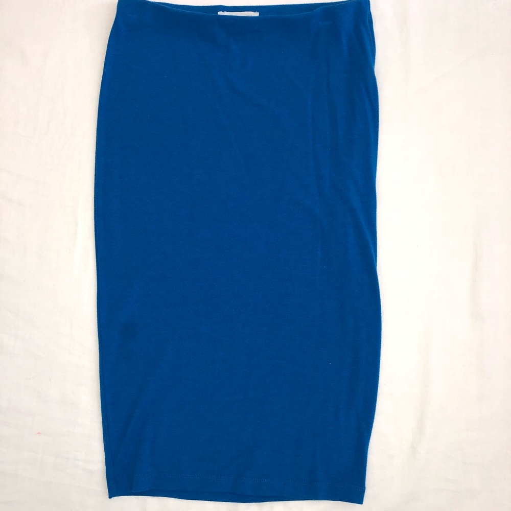 Blue Full length Pencil Skirt